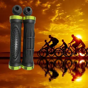 

1 Pair Bicycle Handlebar Set Double Aluminum Ring With Bicycle Rider Mountain Handlebars Jam Bike Accessories Grip Z4K7
