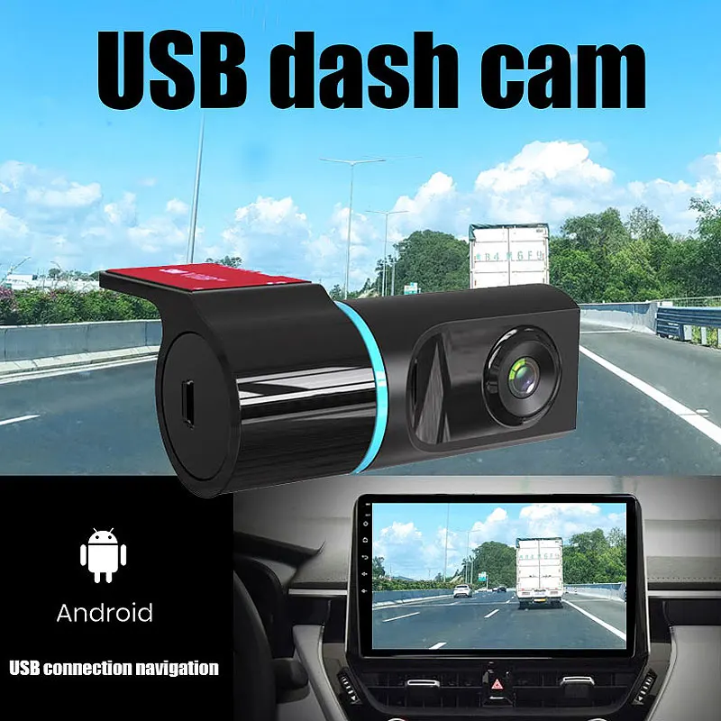 

USB Connection Android Navigation ADSA Early Warning Function Recorder 1080p Hd Hidden Dash Cam In Car Black Box