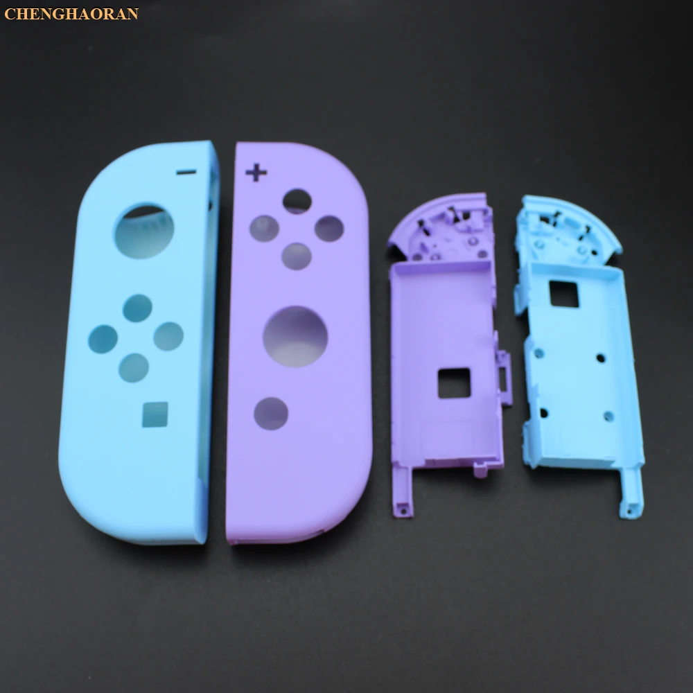 1 комплект, набор конфетных цветов, комбинированный, для Kind NS Switch Joy-Con, сменный корпус, чехол для NX Joy Con, чехол для контроллера, розовый, синий