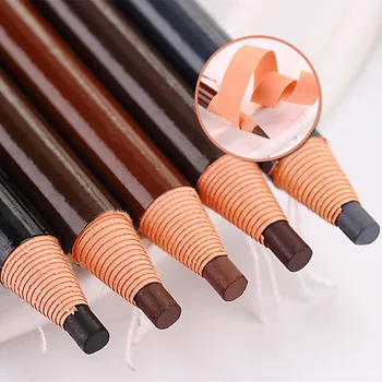 

12PCS Microblading Eyebrow Tattoo Pen Waterproof Permanent Makeup Peel Off Eye brow Pencil Positioning Lip Eyebrow maquillaje