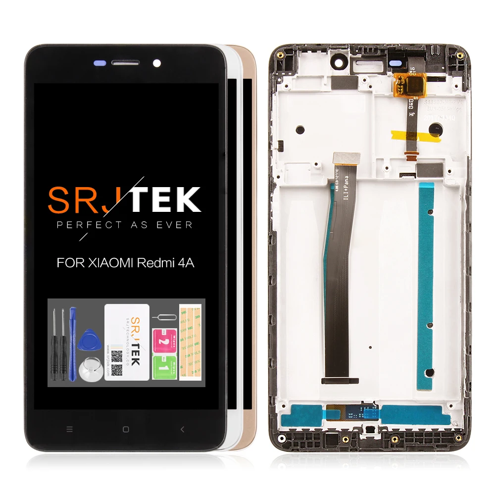 Продажа Srjtek для Xiaomi Redmi 4A 4 A ЖК дисплей Матрица + сенсорный экран дигитайзер полная сборка 5,0 1280x720 для Xiaomi4A черный