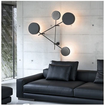 

Nordic Modern LED Wall Lamp Glass Ball Bathroom Mirror Beside American Retro Wall Light Sconce Wandlamp Aplique Murale
