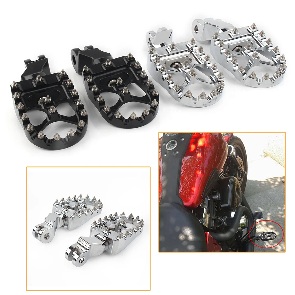 Широкие передние подножки для мотоцикла для Triumph Bonneville T100 T900 2001 2002 2003 2004 2005- Trunxon 1200 2004