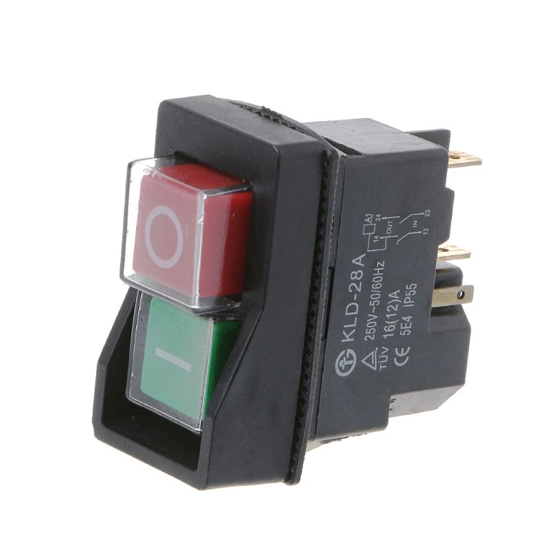 KLD-28A Waterproof Magnetic Switch Explosion-proof Pushbutton Switches 220V IP55 Drop Ship Support