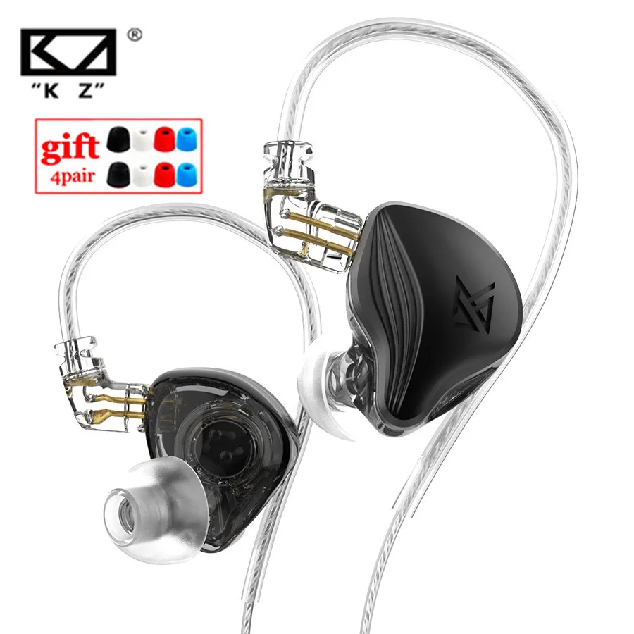 Гибридные наушники KZ ZEX с статическим динамическим приводом Hi-Fi басовые
