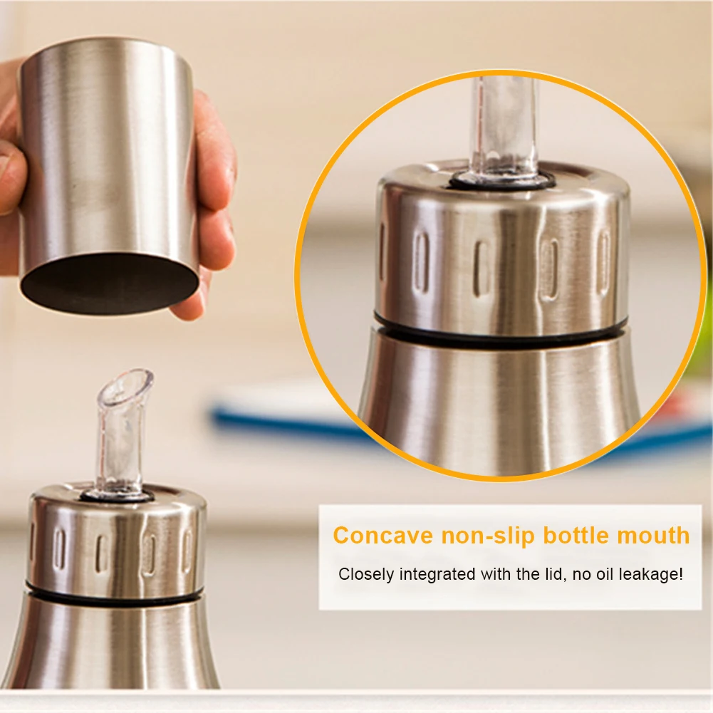 Диспенсер оливкового масла бутылка для из нержавеющей стали герметичный