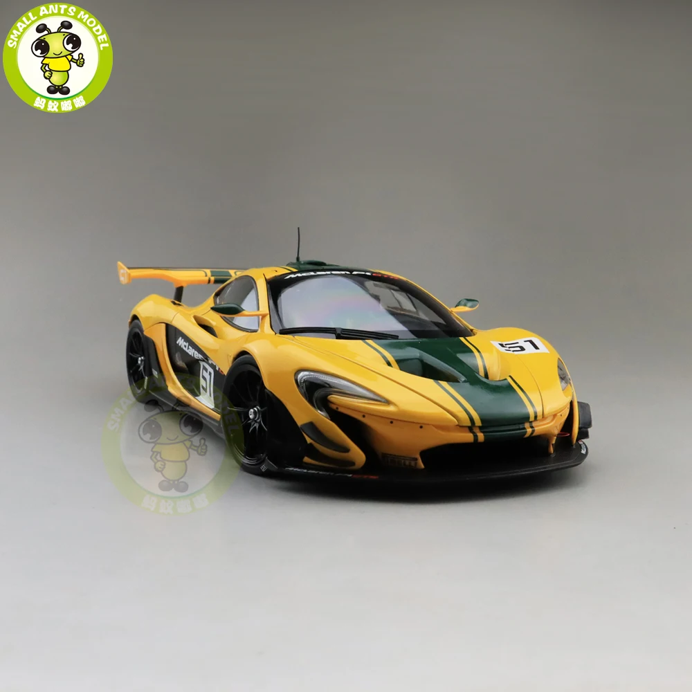 1/18 Почти настоящий MCLAREN P1 GTR Geneva Motor Show литой модельный автомобиль подарки