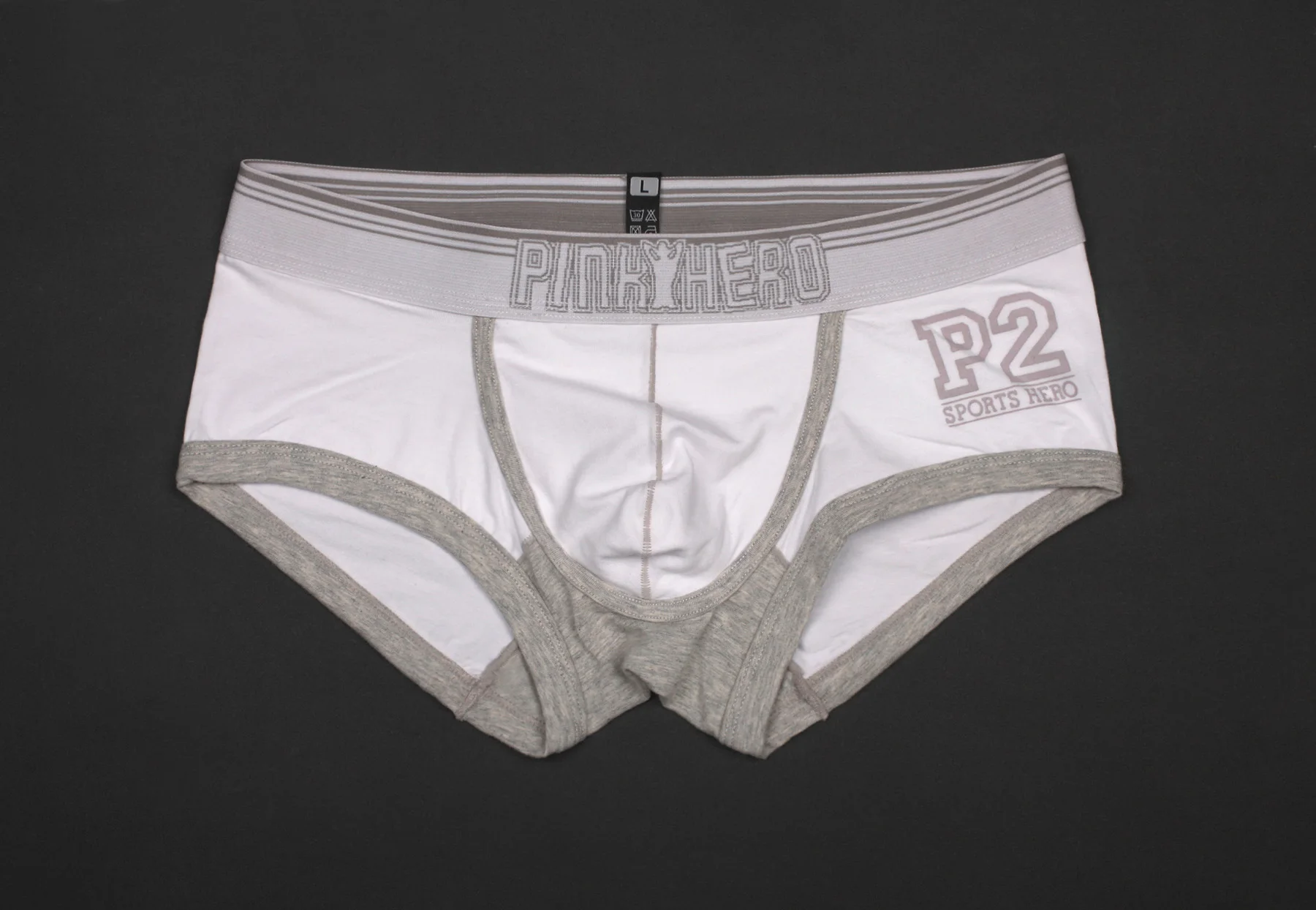 White Cotton-printed boxer briefs