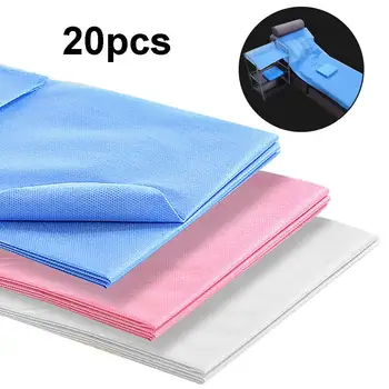 

20Pcs Disposable Breathable SMS Non-Woven Me-di-cal SPA Massage Sheets Bed Cover Light breathable, b-ring comfortable experience