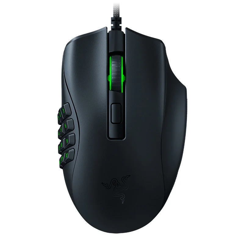 Permalink to Razer Naga X Wired Gaming Mouse 18K DPI Optical Sensor 2nd-gen Optical Switch Chroma RGB Lighting 16 Programmable Buttons 85g