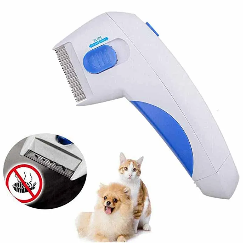 

Professional Electric Flea Comb Head Lice Flea Removal Flea Controller Killer Electric Comb Great Doctor for Dogs Cats Pet