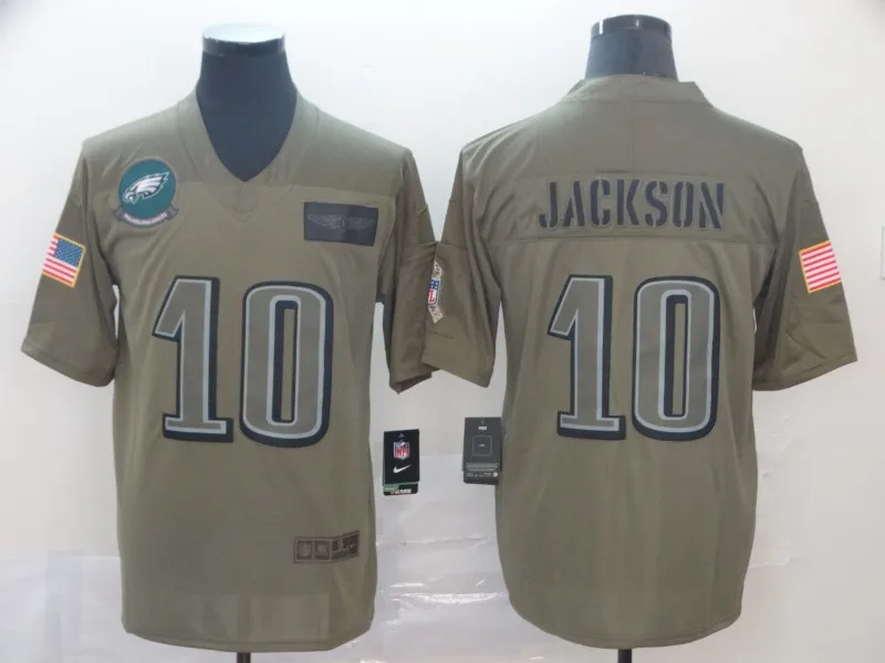 As photo Все сшитые мужские Джерси Philadelphia DeSean Jackson#10 eagles - Цвет: As photo