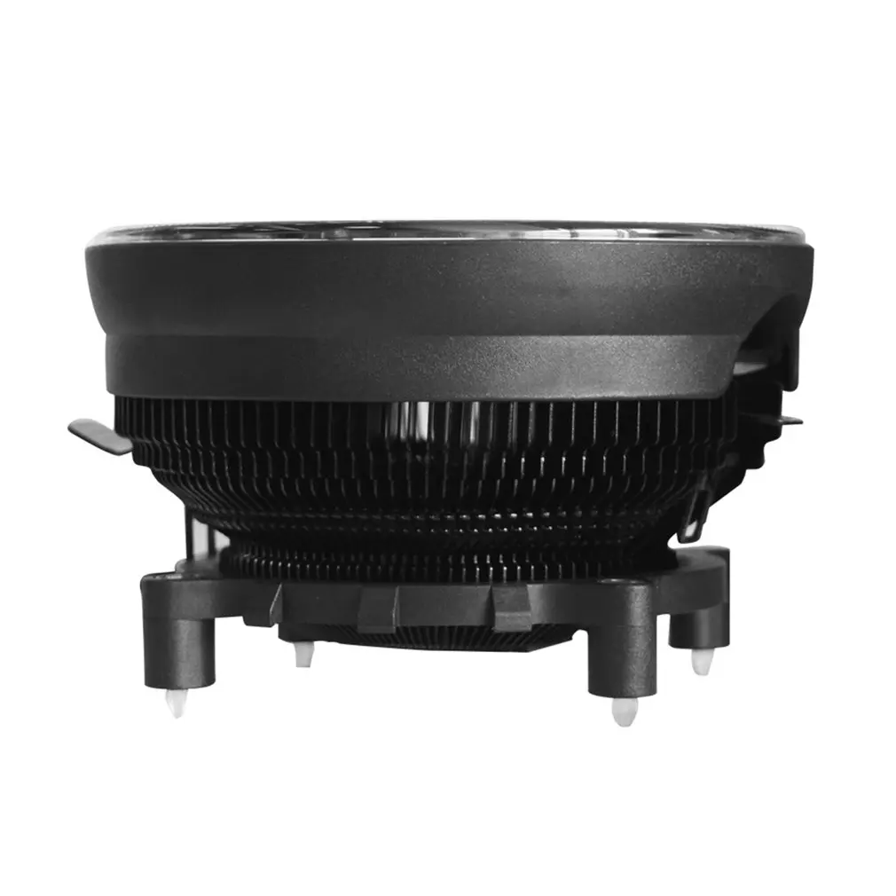 Pccooler 12 см Процессор Вентилятор охлаждения с светодиодный диафрагмой PWM Тихая процессорный кулер гидравлический подшипник 3pin Процессор охлаждения радиатора Прямая