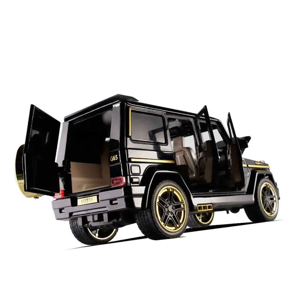 Литая под давлением модель автомобиля Brabus G65 1:24, Игрушечная модель автомобиля из металлического сплава, модель автомобиля, игрушки для детей и взрослых, коллекция автомобилей