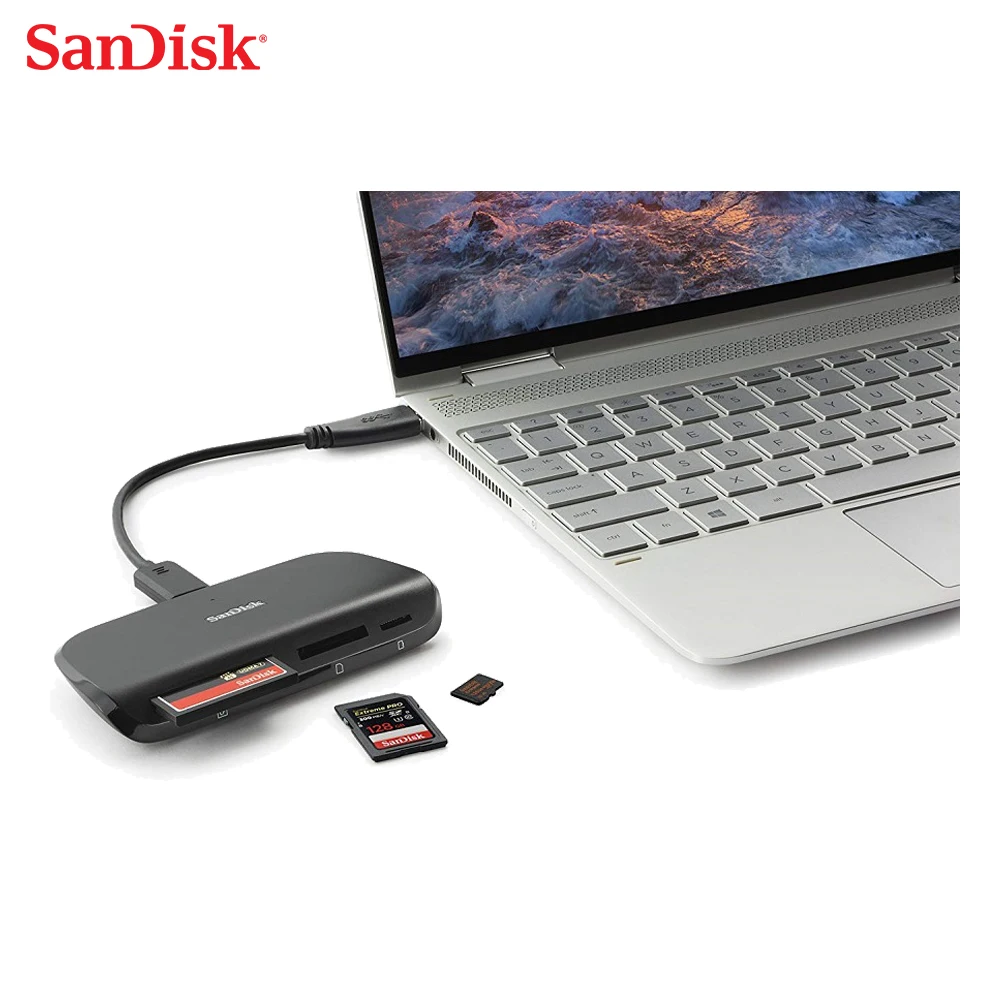 SanDisk считыватель карт памяти Imagemate Pro USB 3,0 многокарточный считыватель для SD SDHC SDXC microSDHC microSDXC UDMA7 CF карта