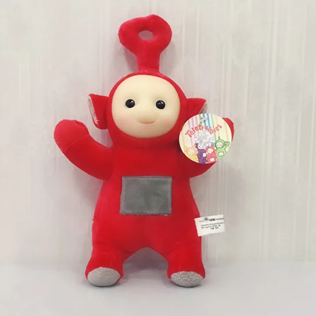 Teletubbies Plush Electric Dolls Singing And Dancing Dolls Smart Preschool Education Backpack Ragdoll red