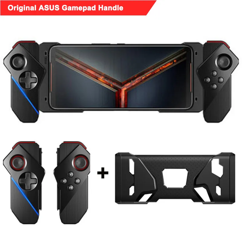 Для Asus ROG Phone 2 ZS660KL ROG 2 с двумя ручками управления, игровой джойстик с защитным чехлом и держателем