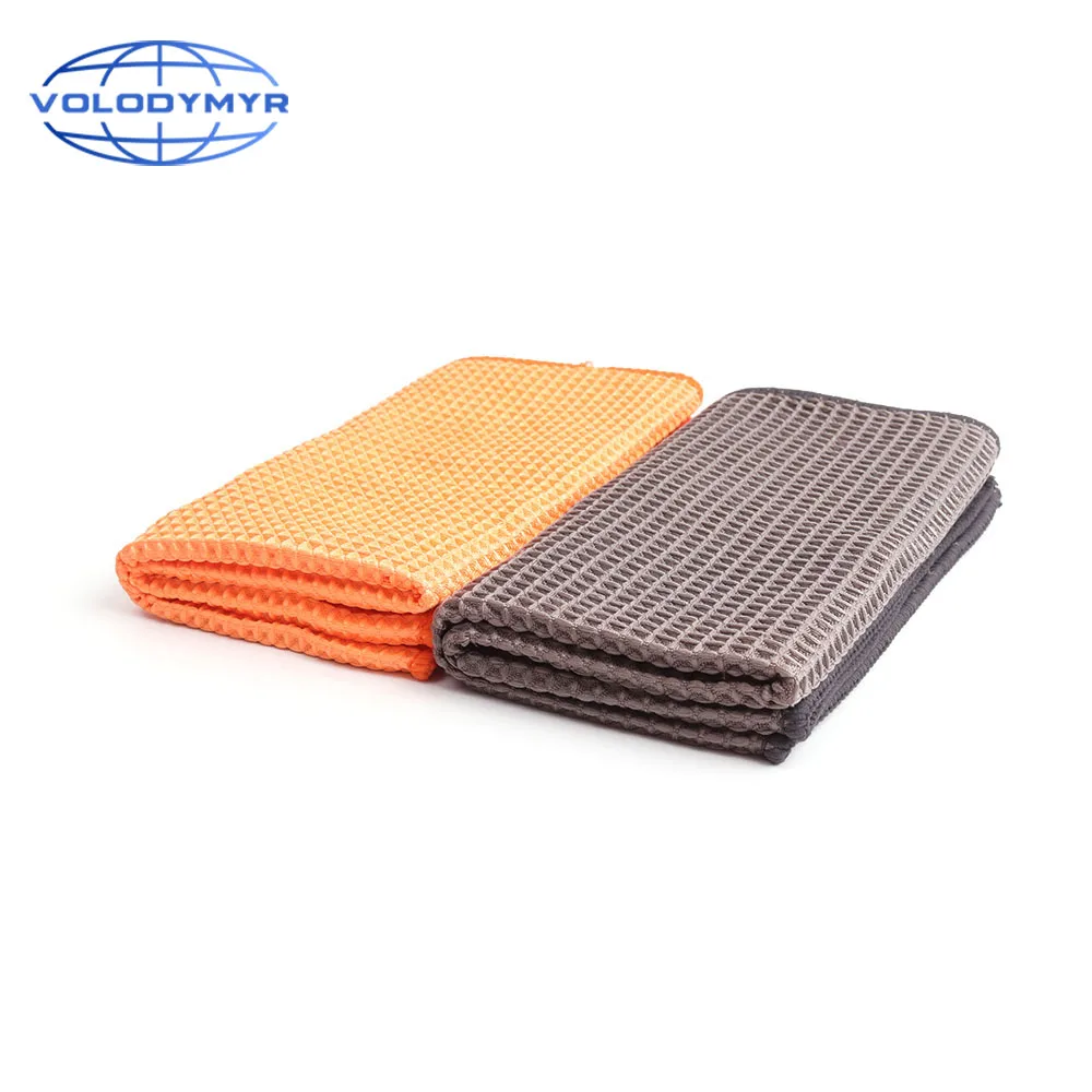 Вафельная Ткань микрофибра полотенце кромка спонж для автомойки детализация