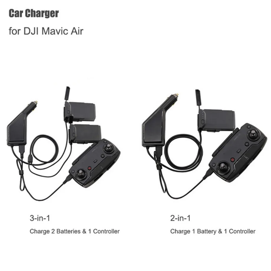 Mavic Air Car Charger Adapter for DJI AIR Remote Control & Battery Charging Hub USB Multi | Электроника