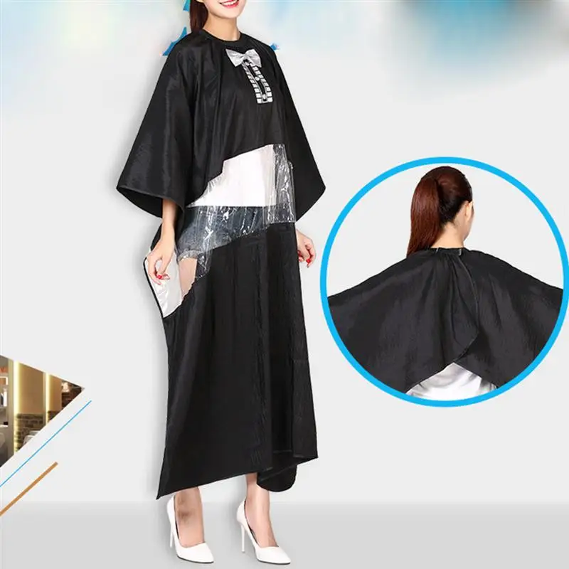 1 шт. накидка для стрижки волос прозрачный прочный парикмахерский фартук