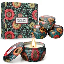 Aromatherapy Candles Essential Oil Candles Smokeless Scented Candle Set Velas Aromaticas portable home party decor oil aromatherapy smokeless glass candle holder scented candle making wedding decoration