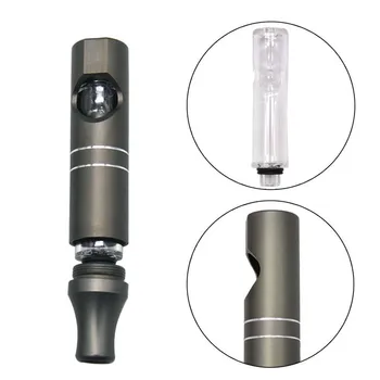 

Fashion Metal Tobacco Pipe Portable Tobacco Smoking Pipe Glass Pipes for Herb with Cotton Cleaners Tobacco Accessories