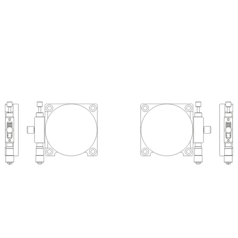 R-Axis 60 мм Ручная Поворотная платформа раздвижная платформа прецизионный подшипник линейная платформа нагрузка 29,4n RS60-L