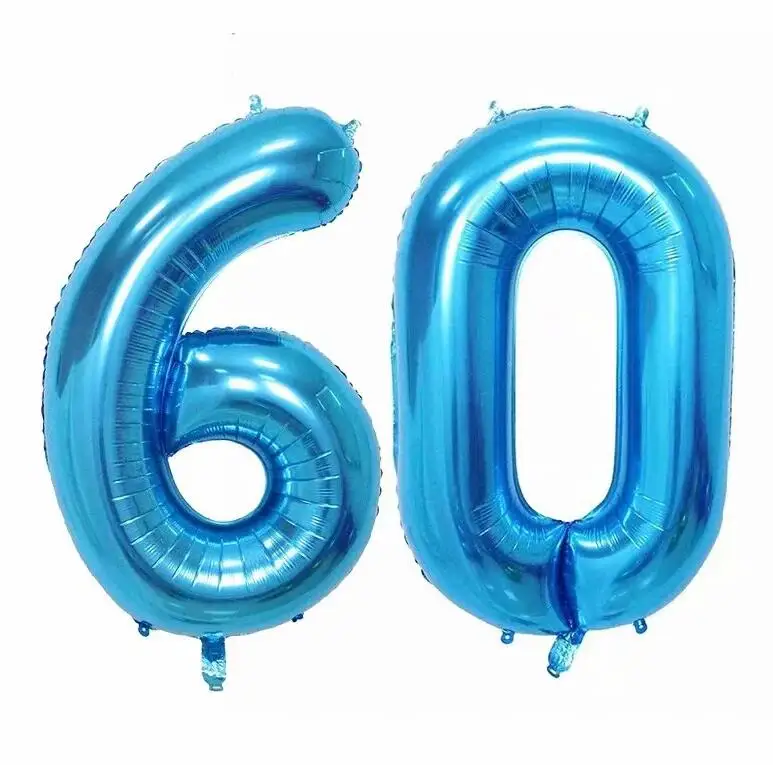 as picture 40 дюймов Розовый Синий Зеленый Фиолетовый номер 16 18 20 21 30 40 50 60 для взрослых день рождения украшение цифровой Globos товары для комнаты - Цвет: as picture