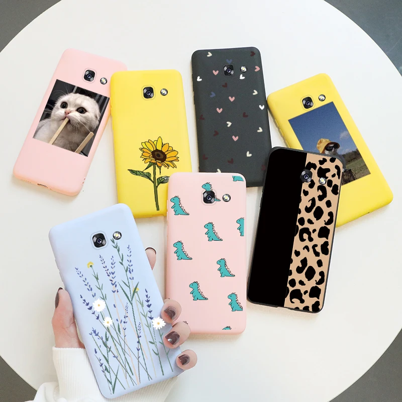 best case for samsung Case For Samsung Galaxy A5 2016 A5 2017 Capa Soft Silicone Cover For Samsung A5 A 5 2016 2017 A510 A520 Flower Animal Funda Etui samsung silicone cover