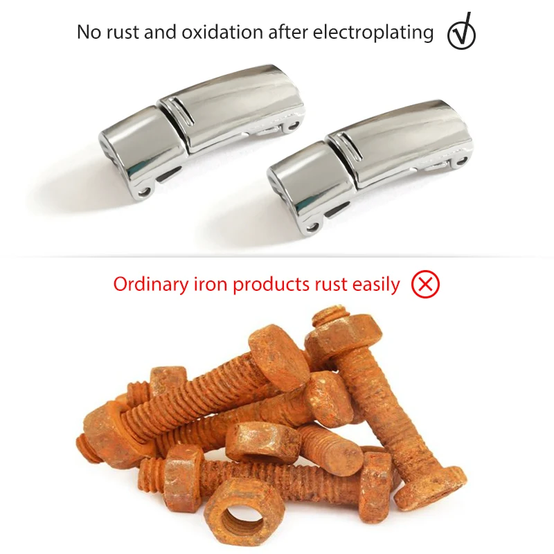 Shoelace Buckles 1 Pair Magnetic Stainless Closure For Sneakers