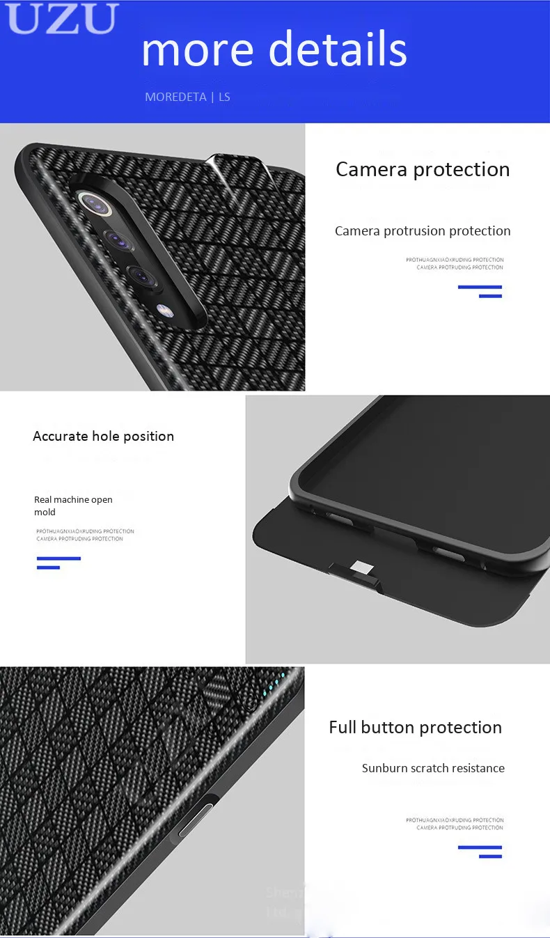 5000 мАч Внешний аккумулятор зарядное устройство чехол для xiaomi mi 9 портативный беспроводной зарядный чехол для xiaomi mi 9 роскошный 2 в 1