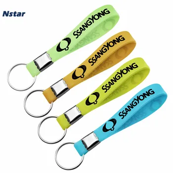 

Nstar 1pc Auto Part Decoration Car Luminous Keychain Noctilucous Key Ring For Ssangyong Chairman Korando Kyron Keyrings 030