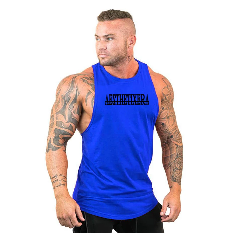 Muscleguys, хлопковые майки для тренажерного зала, мужские майки без рукавов для мальчиков, одежда для бодибилдинга, майка для фитнеса