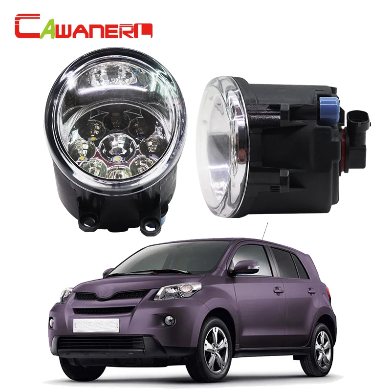 

Cawanerl 2 x H11 H8 Автомобильные светодиодные фары, дневные ходовые огни, противотуманные фары DRL белого, синего, оранжевого цветов для Toyota Urban Cruiser Хэтчбек 2009-