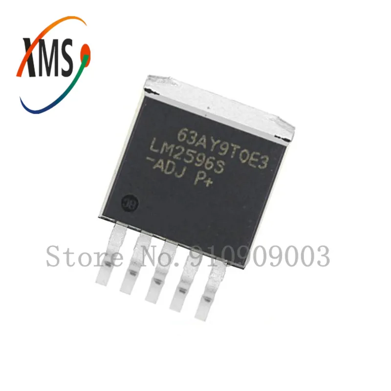 10 Pz Lm2596S-Adj To263 Lm2596-Adj To-263 Nuovo E Originale Ic
