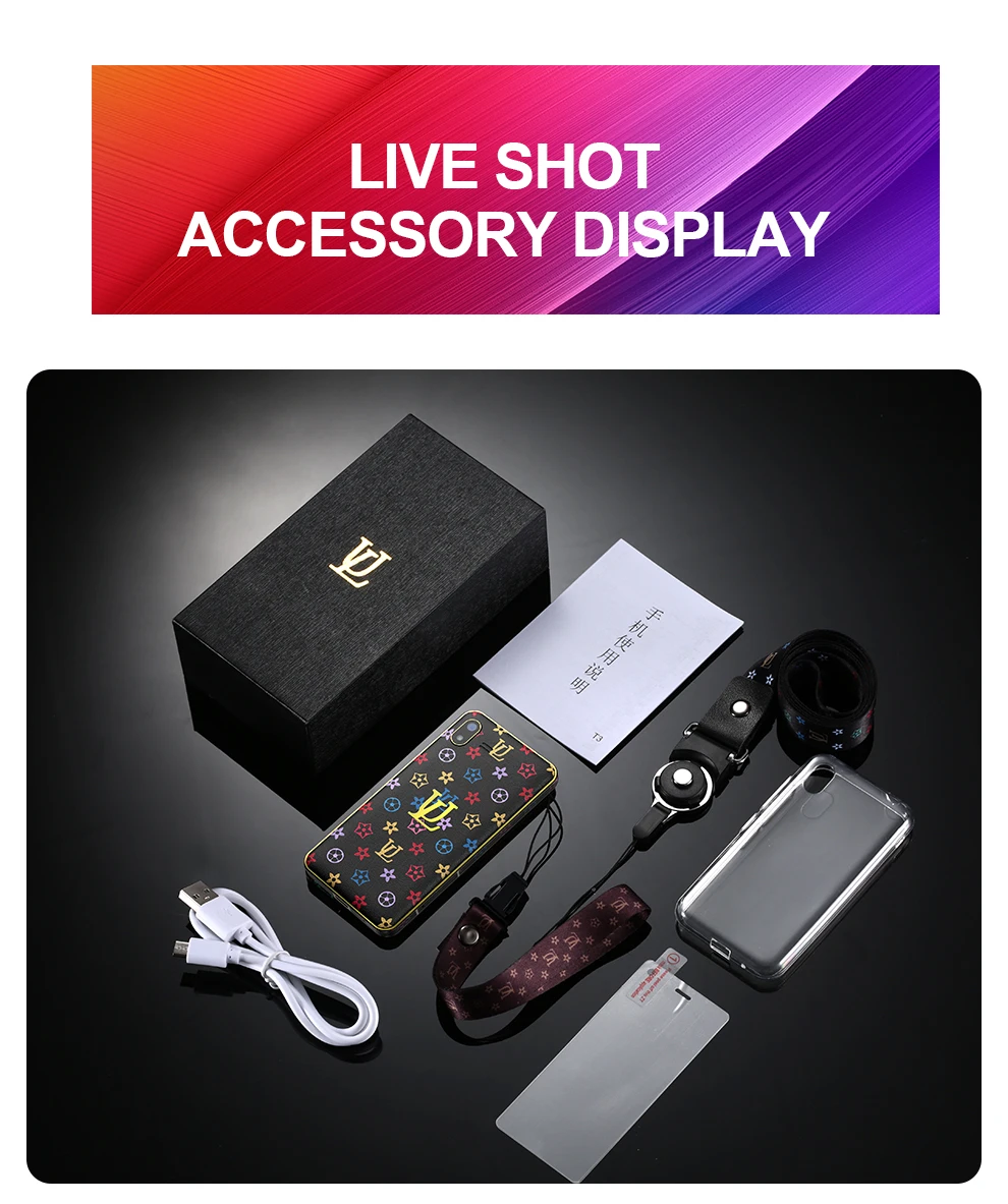 Карманный телефон 4G Ulcool U2 Ультратонкий смартфон 3 15 дюйма четырехъядерный Android 8 1