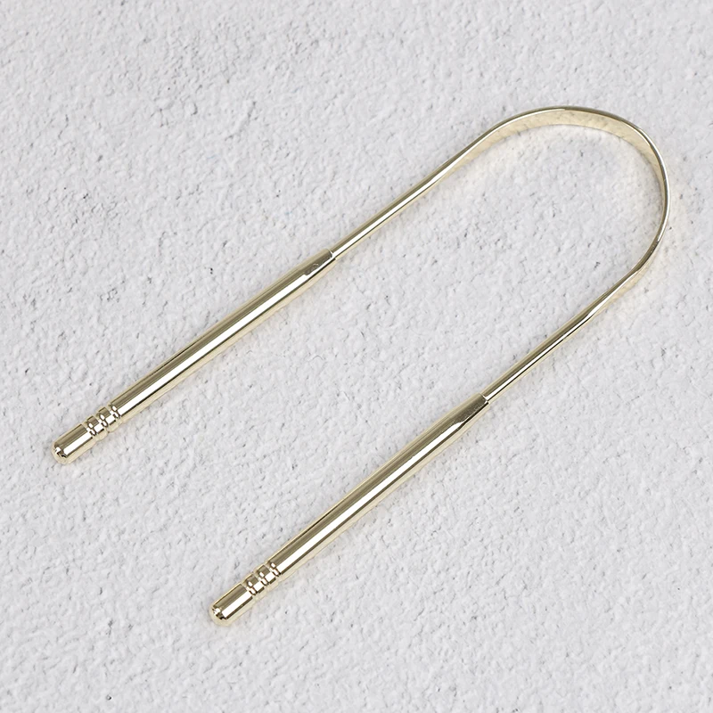 1 шт. из нержавеющей стали Стоматологическая гигиена полости рта инструменты для ухода за языком скребок очиститель свежего дыхания Чистка с покрытием язык зубная щетка