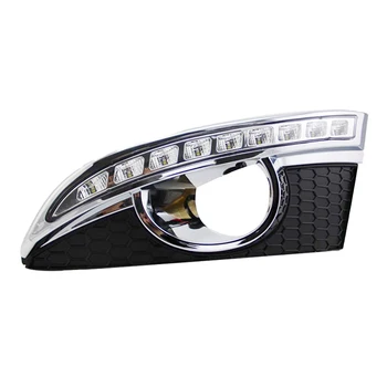 

Car Flashing 1Pair drl for Chevrolet Chevy Captiva 2011 2012 2013 DRL fog lamp cover Daytime Running Lights Relay 12V Daylight