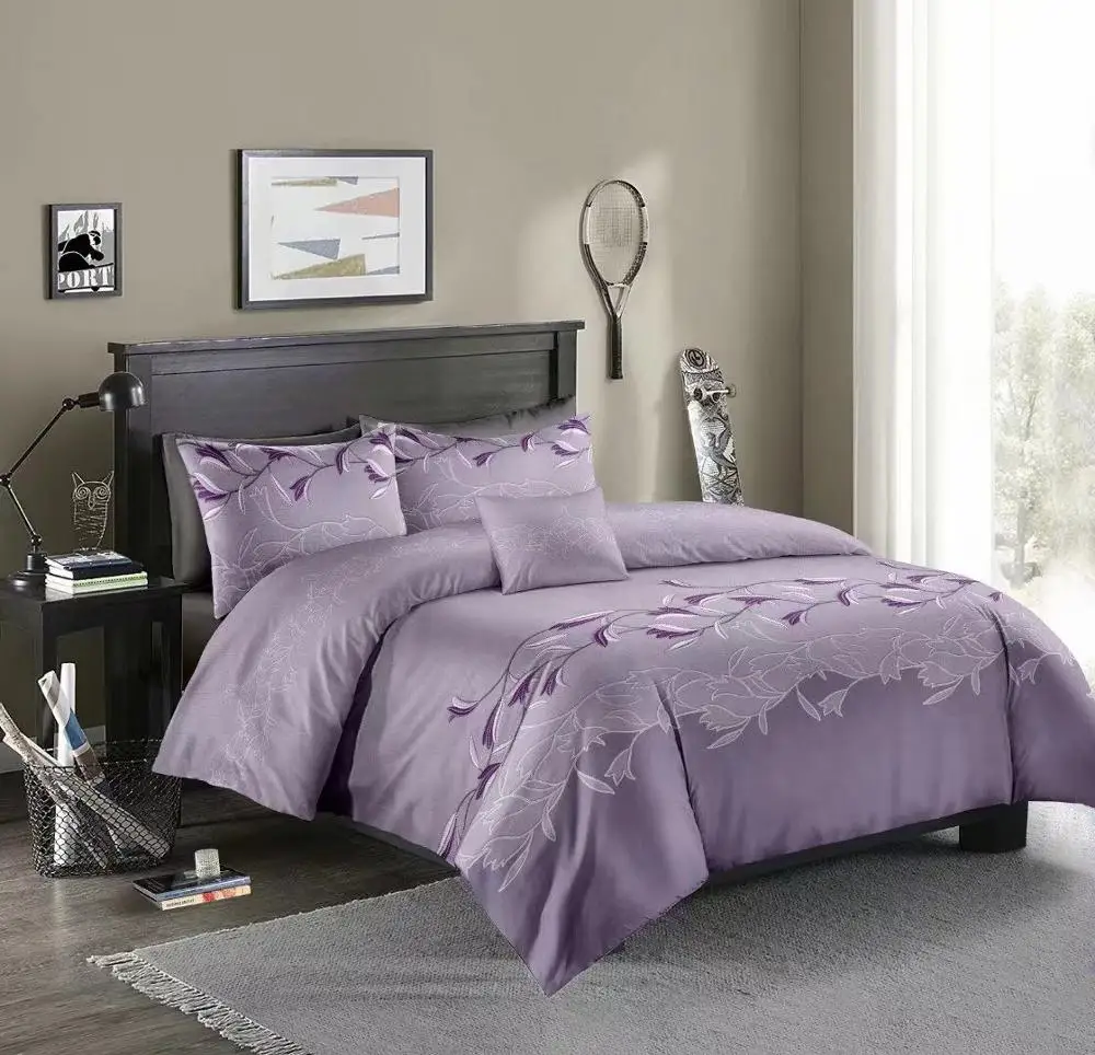 

Solid color simplicity Bedding Set Home Textile Duvet Cover Quilt cover Pillowcases Luxury High quality King Queen Size