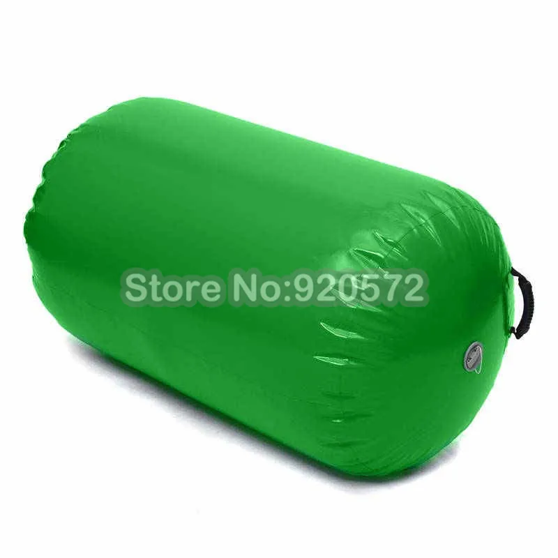 cyan blue 100x60 см Дешевые Индивидуальные Красочные воздушные бочки надувные рулоны для гимнастики - Цвет: cyan blue