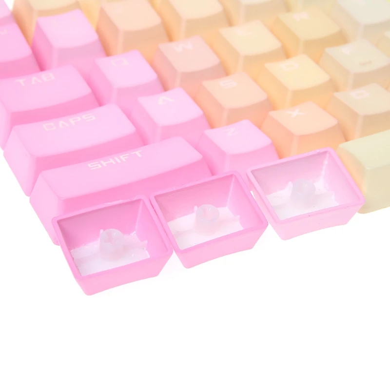 Радуга Keycap Просвечивающая подсветка Keycap ANSI раскладка клавиатуры ключ OEM Caps D08B