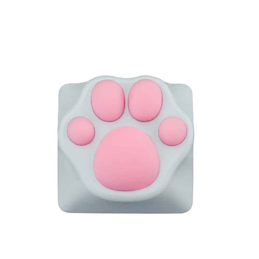 Индивидуальные ABS Силиконовые Kitty Paw Artisan Cat лапы Pad клавиатуры keyCaps для Cherry MX