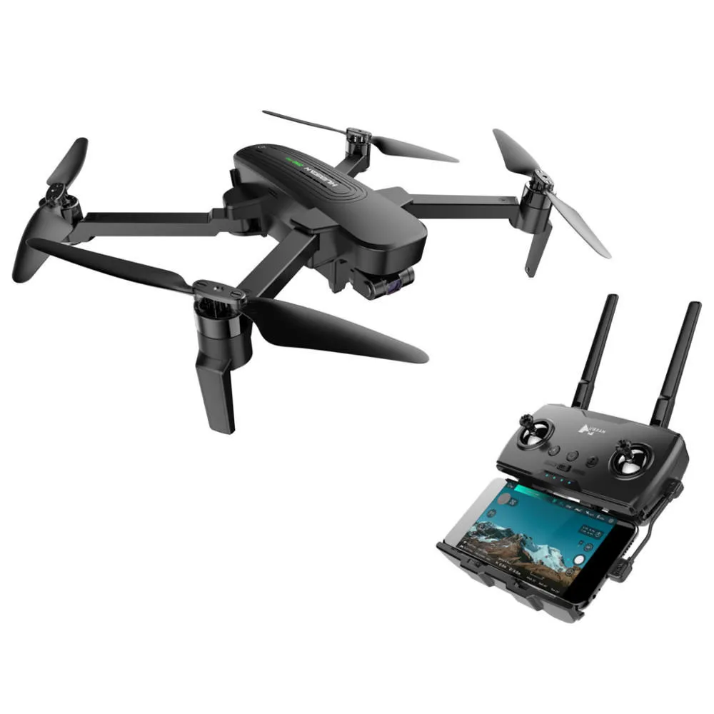 Hubsan high quality collapsible drone altitude stability ZINO PRO GPS 5G 4KM FPV with 4K UHD camera 3-axis movable gimbal | Игрушки и