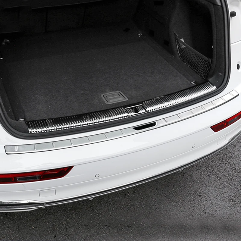 Карманго для Audi Q5 FY Автомобильный задний багажник Накладка бампер крыло украшение хромированная наклейка Рамка накладка внешние аксессуары