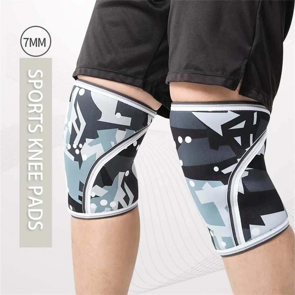 2 шт неопреновые спортивные наколенники для тяжелой атлетики 7 мм настраиваемые