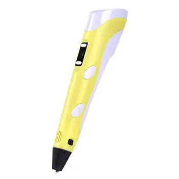 

4-Color Production Abs/Pla 1St 1.75Mm Diy Led Display 3D Printing Pen Children Creative Gift Design Painting Children's Painting