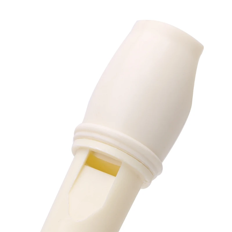 Пластиковый инструмент 8 отверстий музыкальный сопрано рекордер флейта длинный