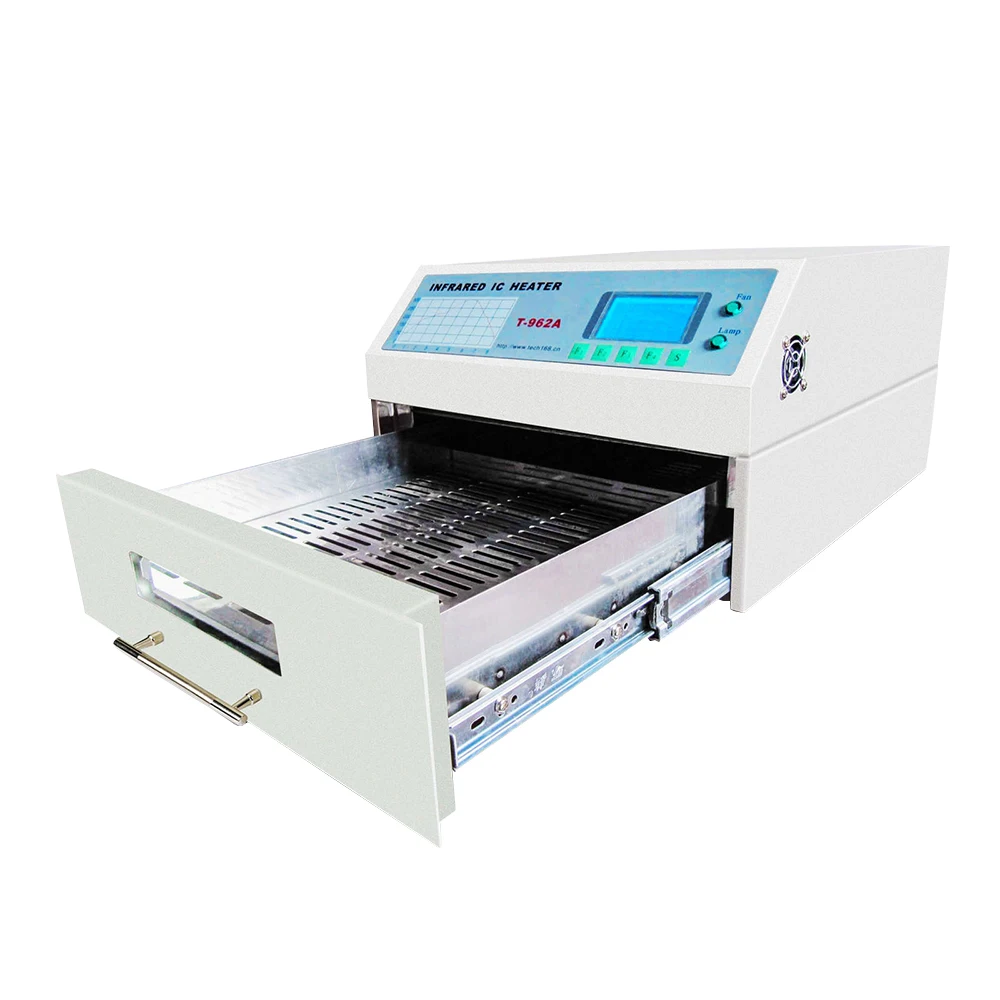 PUHUI T962A 220 V/110 V Инфракрасная печь с оплавлением 1500W 300x320mm инфракрасный IC НАГРЕВАТЕЛЬ T-962A для BGA SMD SMT Rework Sation