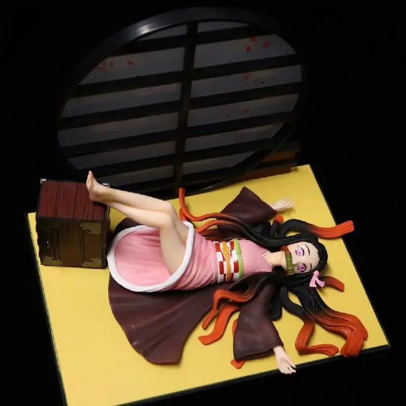 Аниме Фигурка дьявольского лезвия Kamado Nezuko экшн-фигурка с изображением цветущей