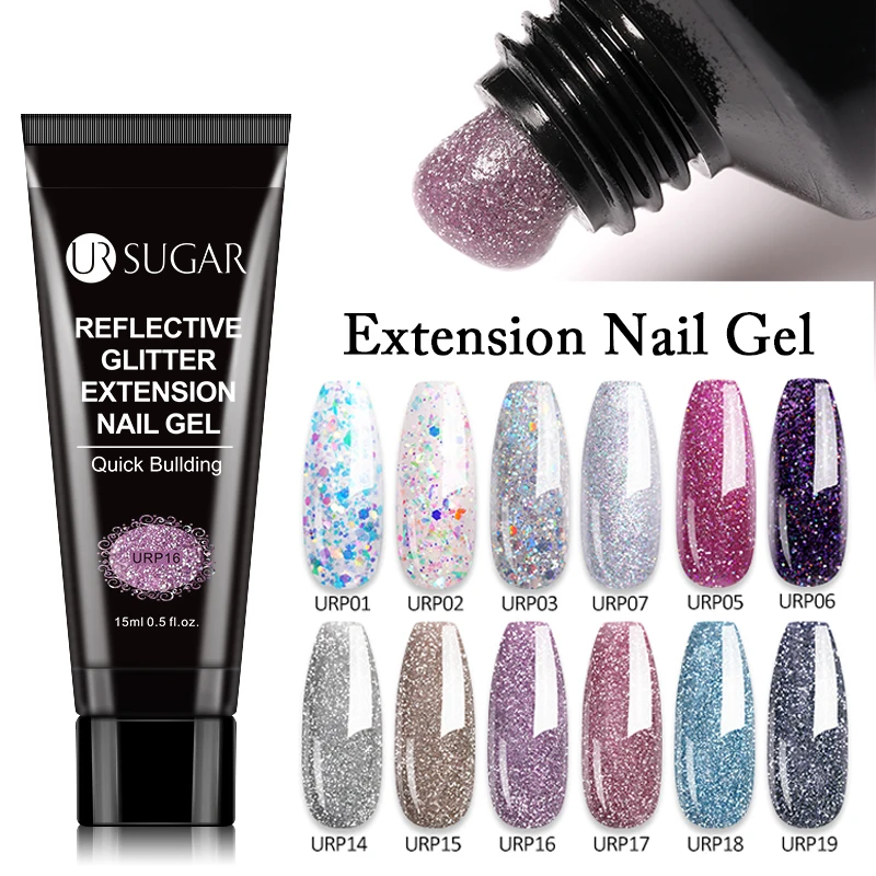 Отражающий Гель-лак для наращивания ногтей 15 мл | Красота и здоровье